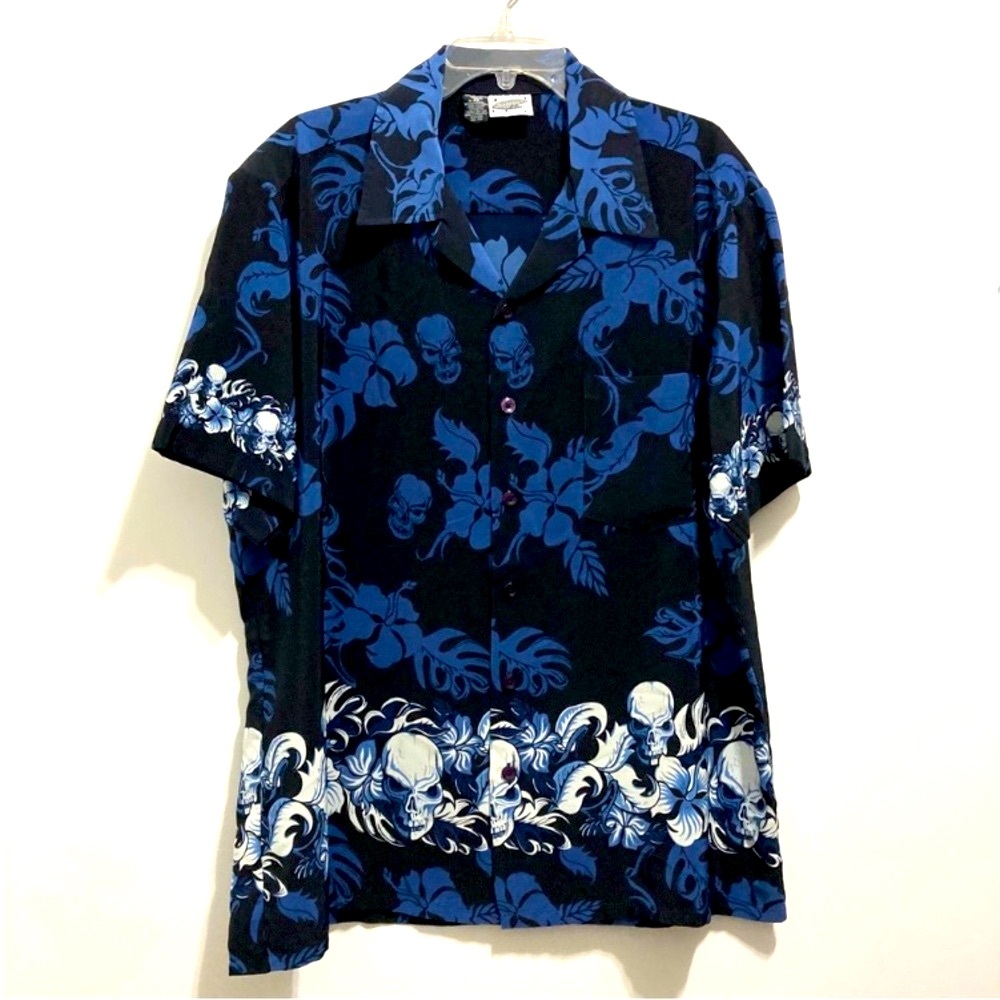 💥Kennington Men’s Summer Short Sleeve Hawaiian Floral Design